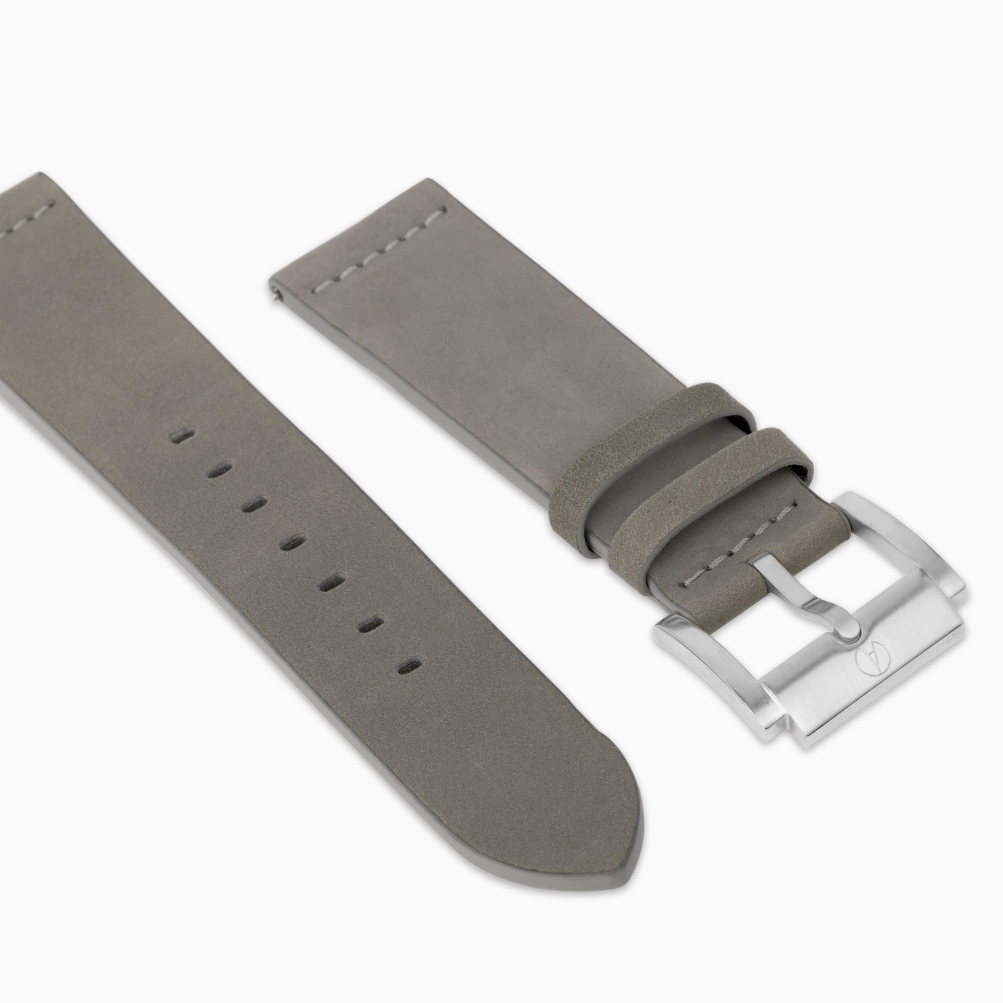 Accurist Origin Men's Grey Leather 22mm Strap